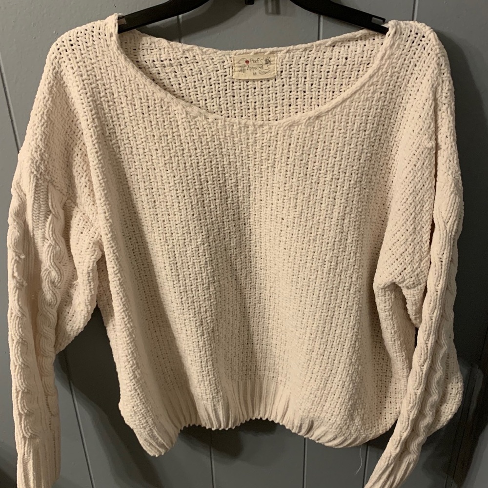 White Chunky Sweater